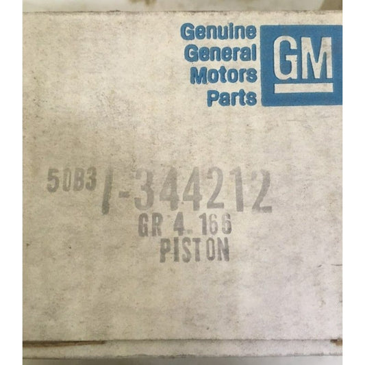 Genuine GM NOS 344212 gr 4.166 - PISTON - GM vintage Auto Part GM part no 344212 - no package included - Discontinued General Motors OEM Par