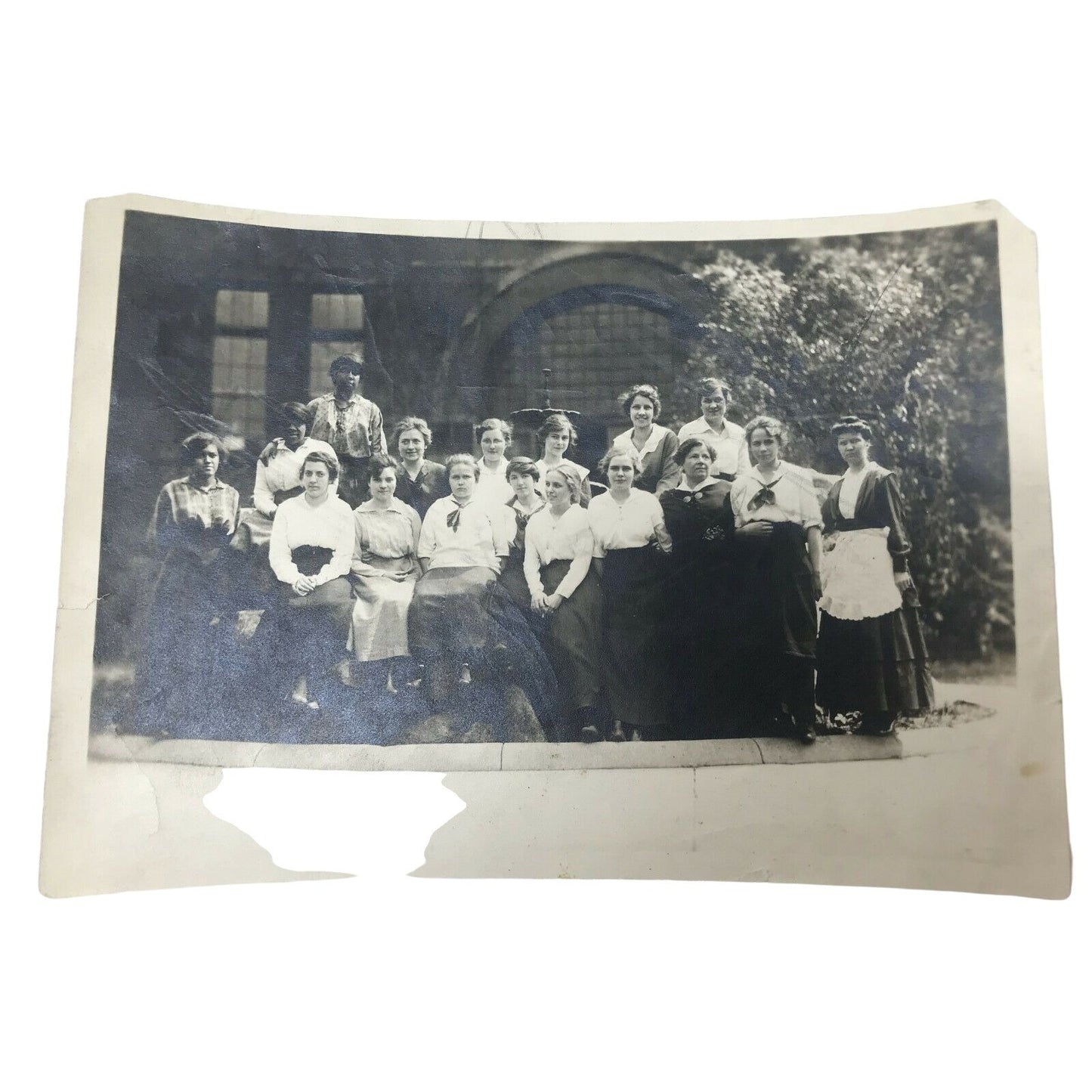 ANTIQUE Wiley High School Indiana SEWING CLASS Photos (2)