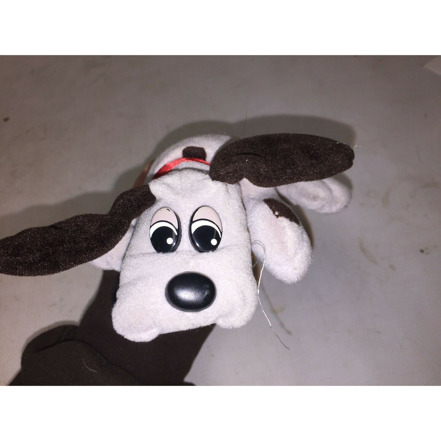 Pair of POUND PUPPIES  1985 Classic 18" Dog & 6" Puppy Plush Spots