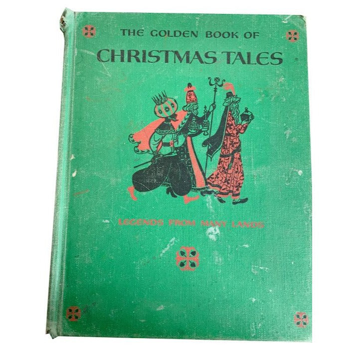 VINTAGE - The Golden Book of CHRISTMAS TALES Legends form Many Lands - Paintings by James Lewicki - Text by Lilian Lewicki. Hardcover