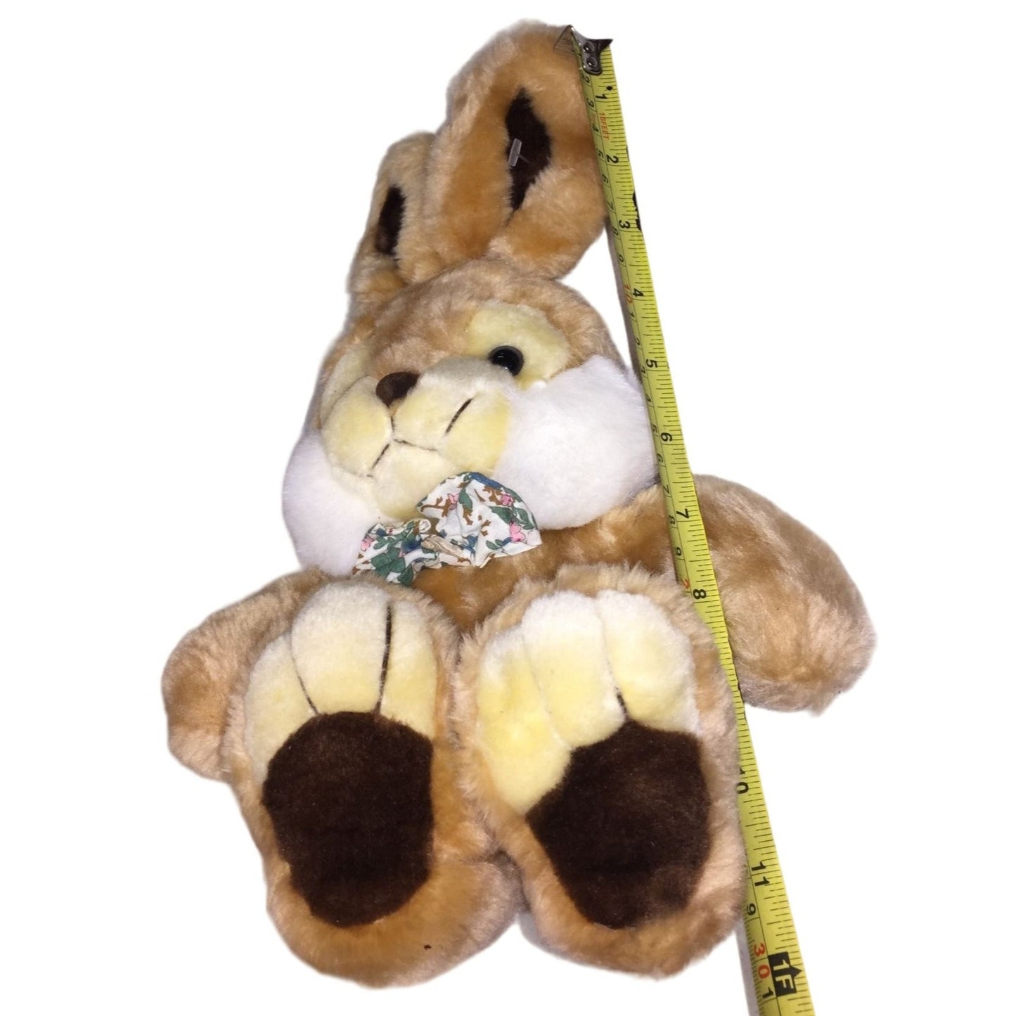 Vintage Cuddle Wit - Tan and brown easter bunny with bow tie Plush - Stuffed Animal