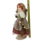 Merrie Christmas Playtown Inc Limited Edition Porcelain Doll with COA, Stand & Wreath Playtown Inc.  A+ Stuff