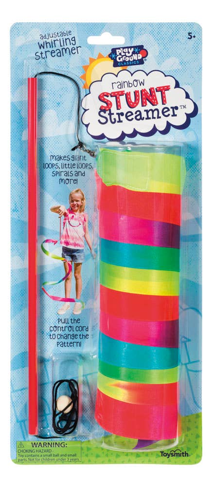 Playground Classics Rainbow Stunt Streamer - Gymnastics / Dance Activity Toy