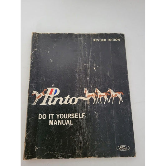 PINTO Do it Yourself Manual - FORD vehicle service manual - some wear (see photos)