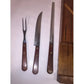 Vintage Hanging wood block knife / cutlery set. As shown A+ Stuff