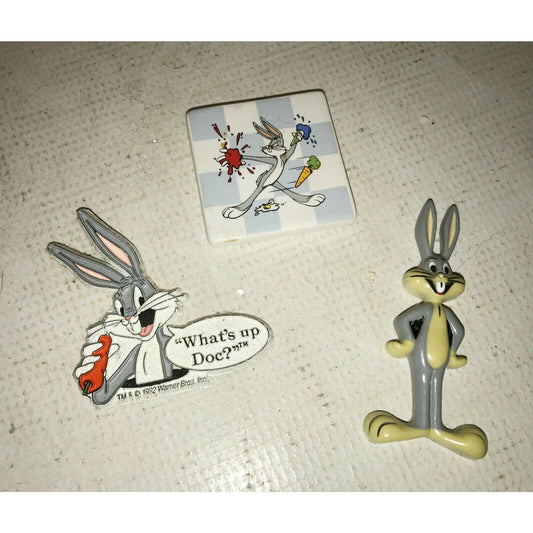 BUGS BUNNY Vintage LOONEY TUNES Refrigerator MAGNET Set What's Up