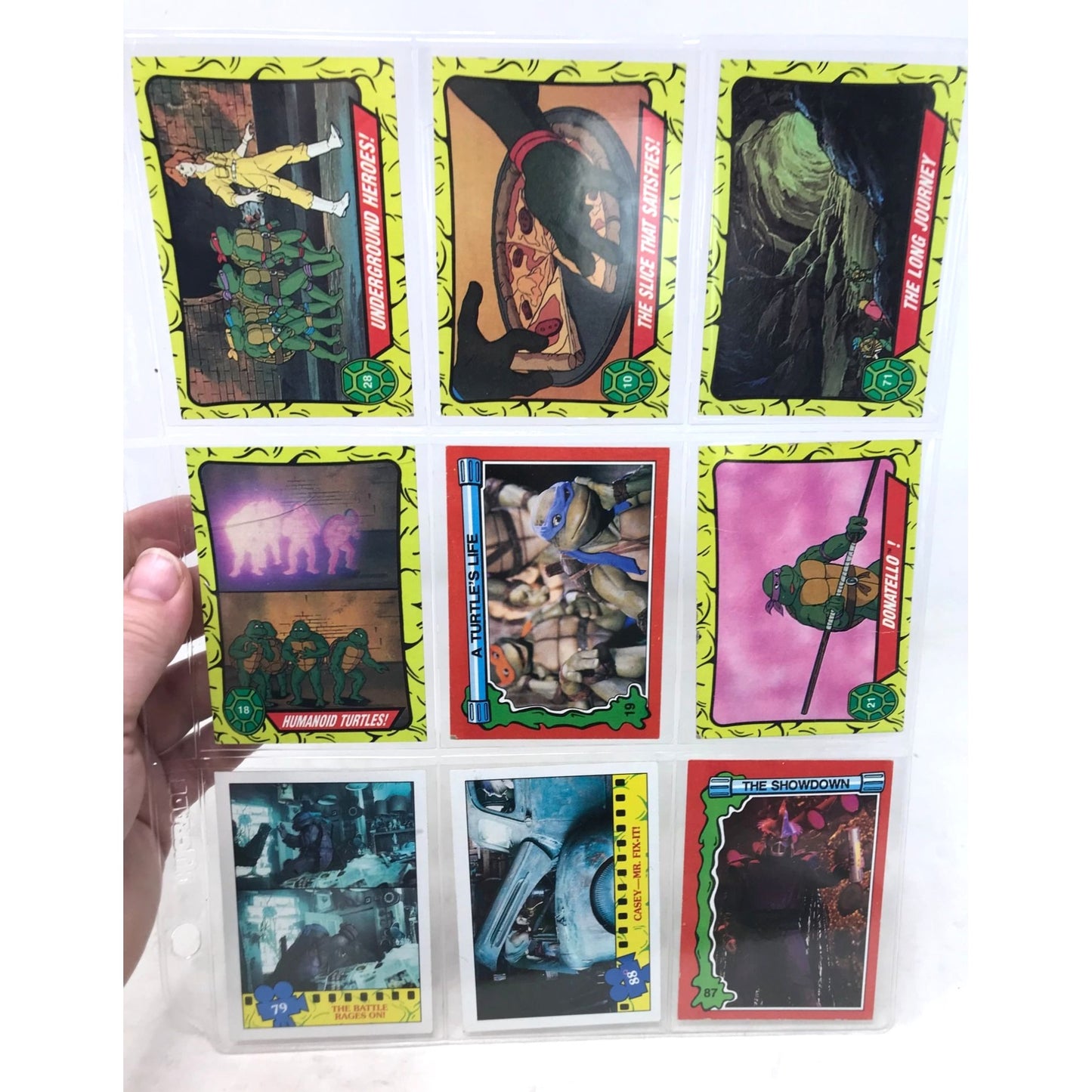 TMNT Teenage Mutant Ninja Turtles Trading Cards - Collectible Movie Card