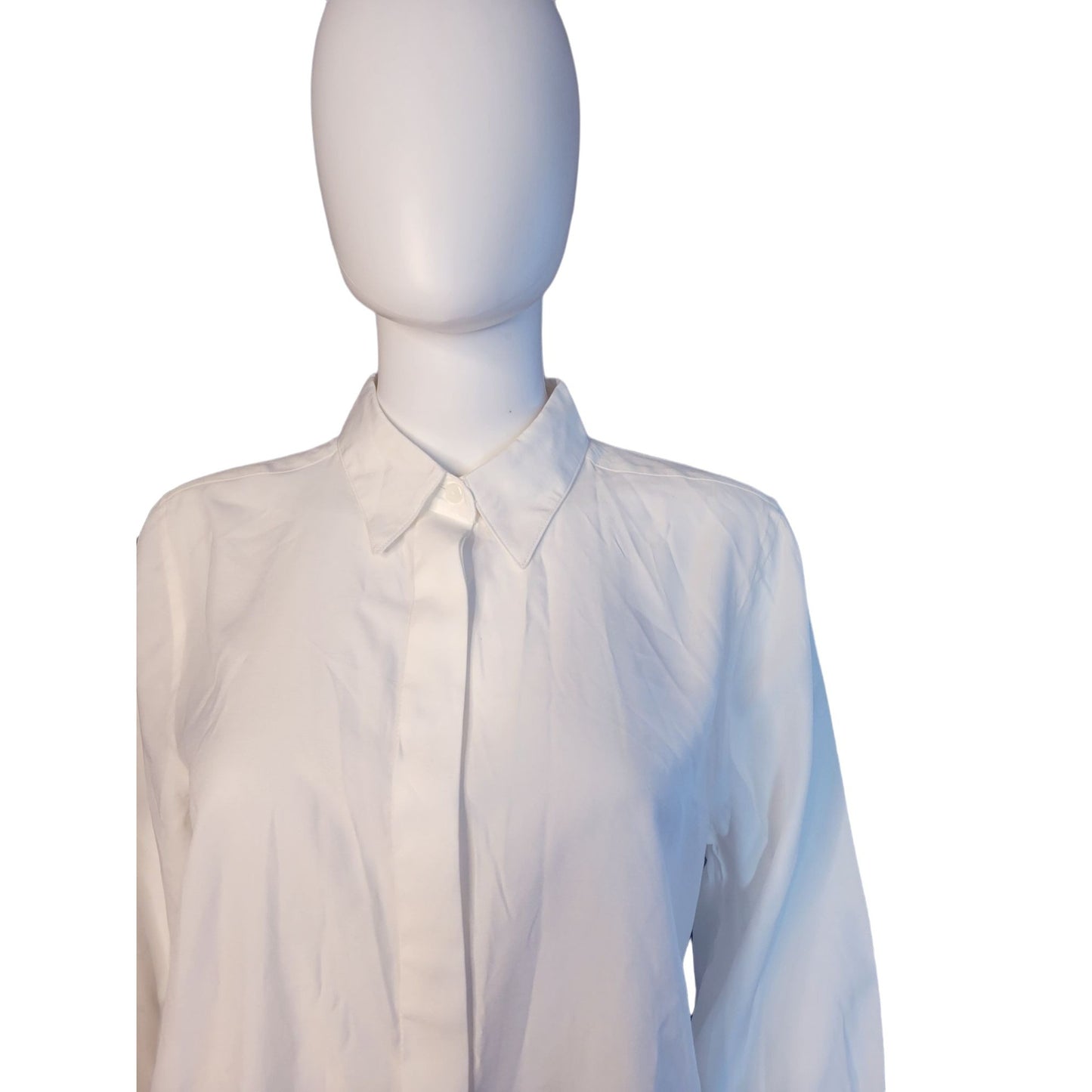 Christopher & Banks White Button Down Blouse Size Small NWT Womens S