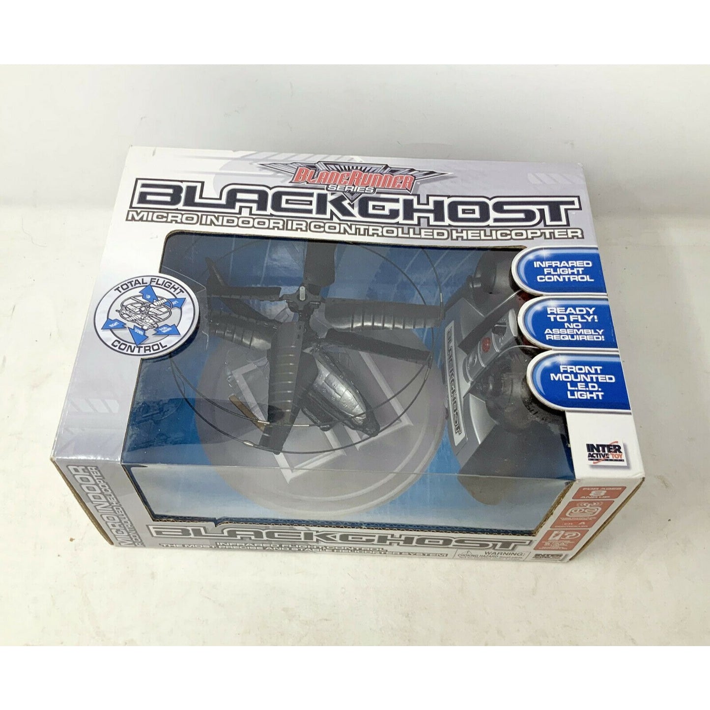 BLACKGHOST Micro Indoor IR Controlled HELICOPTER New in Box