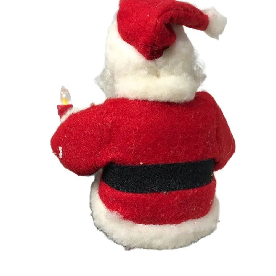 Santa Claus Christmas Musical Holiday Decor - Santa Claus reviewing the Naughty List - with candle, garland, letter etc A+ Stuff  A+ Stuff Seasonal & Holiday Decorations