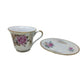 Roses Pattern Vintage Iridescent Fine China Teacup and Saucer Set - Pattern #10178 A+ Stuff  A+ Stuff