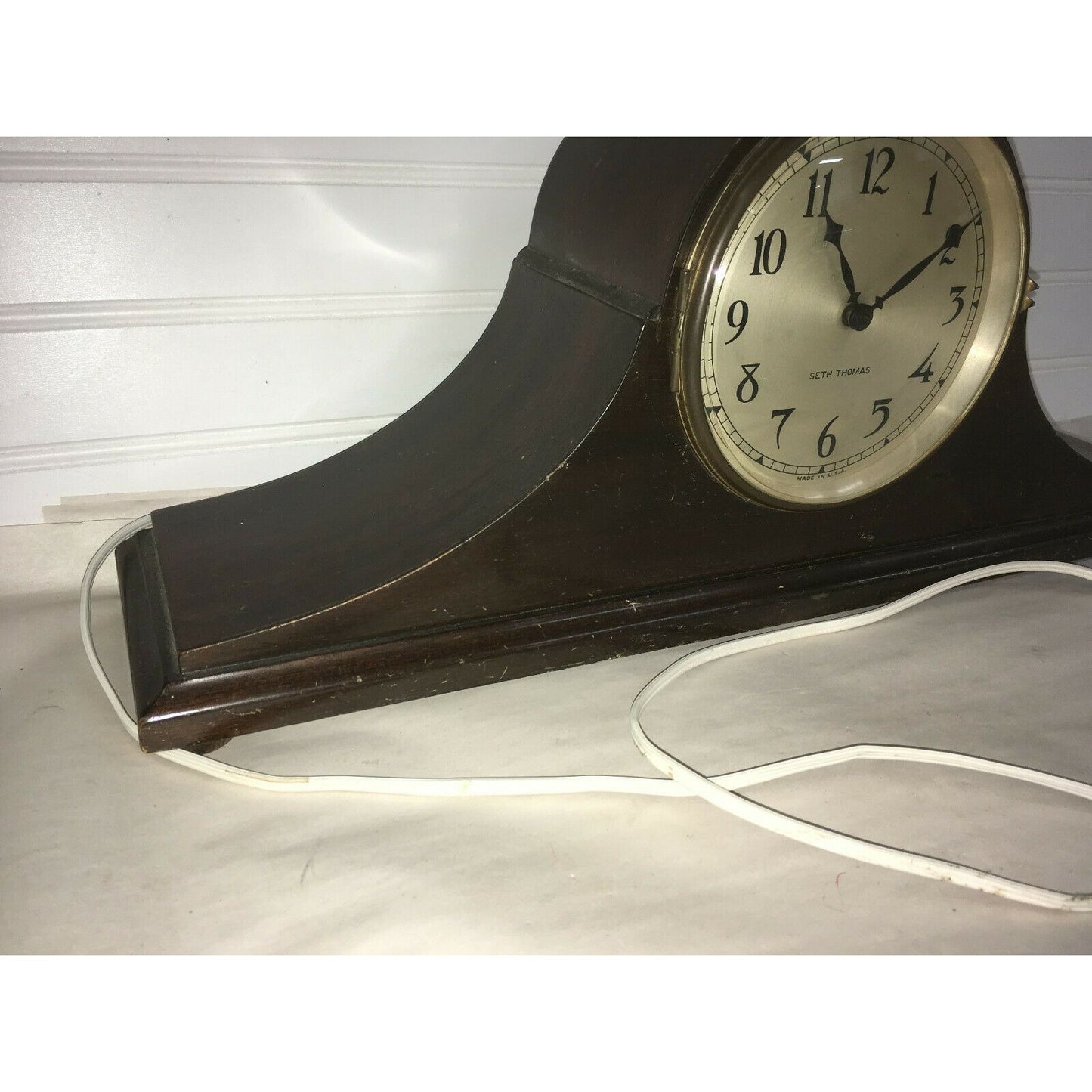 Seth Thomas MANTLE CLOCK Untested - may be for parts or repair