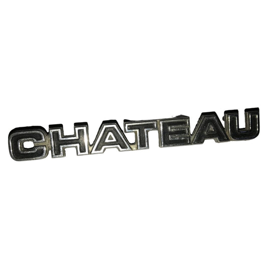 Vintage Chateau Auto Patch Emblem - Chevy Chevelle Type "CHATEAU" - Decal for auto part