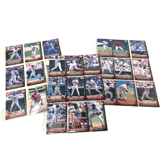 POST 1993 Collector Series Baseball Cards MLB - Ken Griffey, Roger Clemens