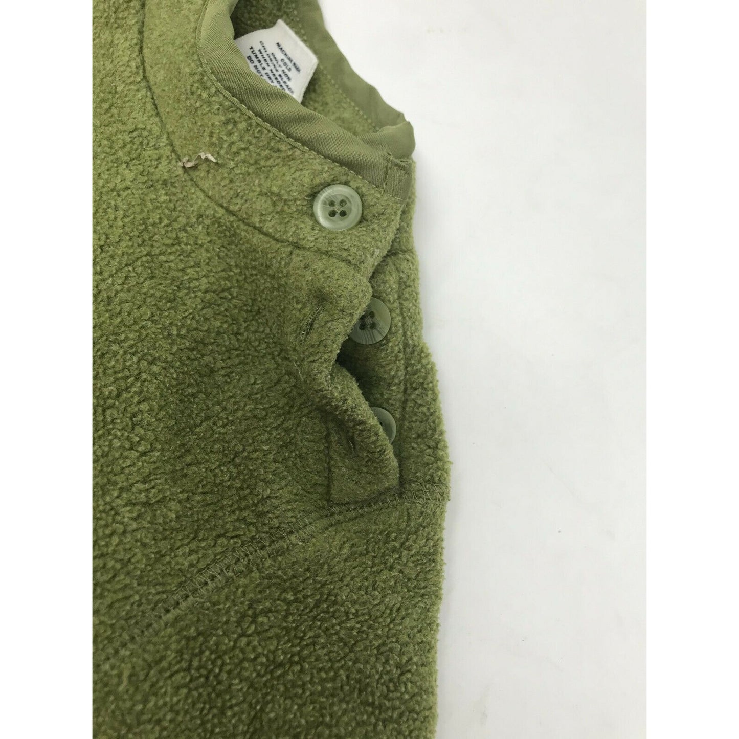 Baby Gap Green Fleece Pullover w Porcupine or Hedgehog 6-12 mo