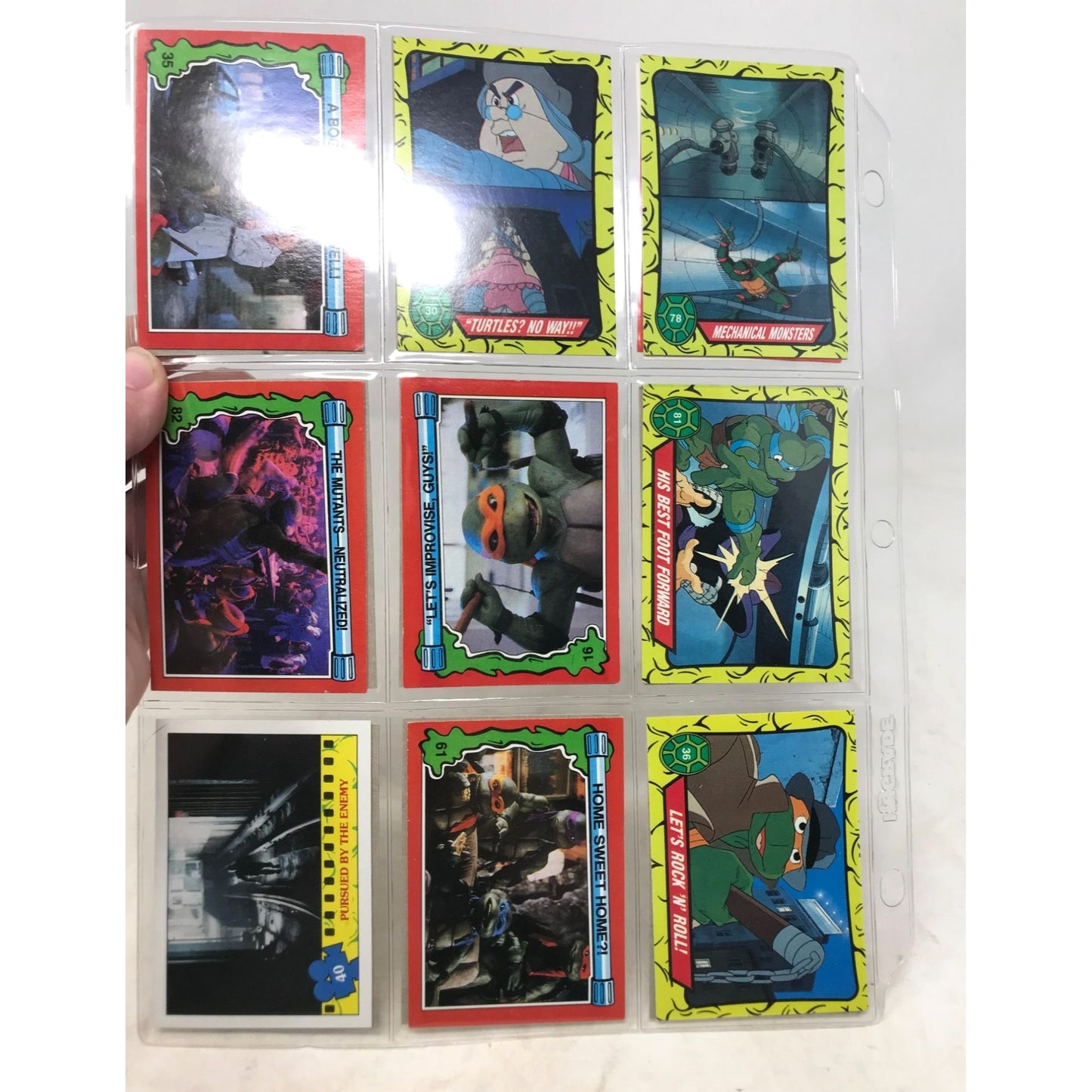 TMNT Teenage Mutant Ninja Turtles Trading Cards - Collectible Movie Card