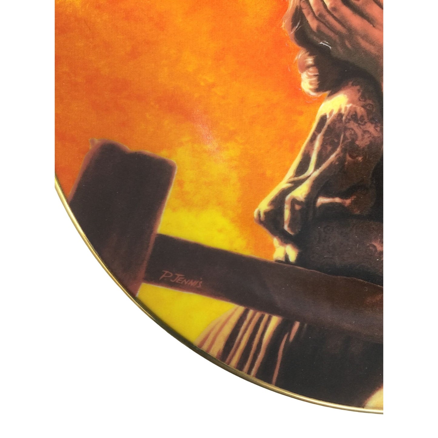 Fiery Embrace - Gone with the Wind Collector Plate in Box with COA