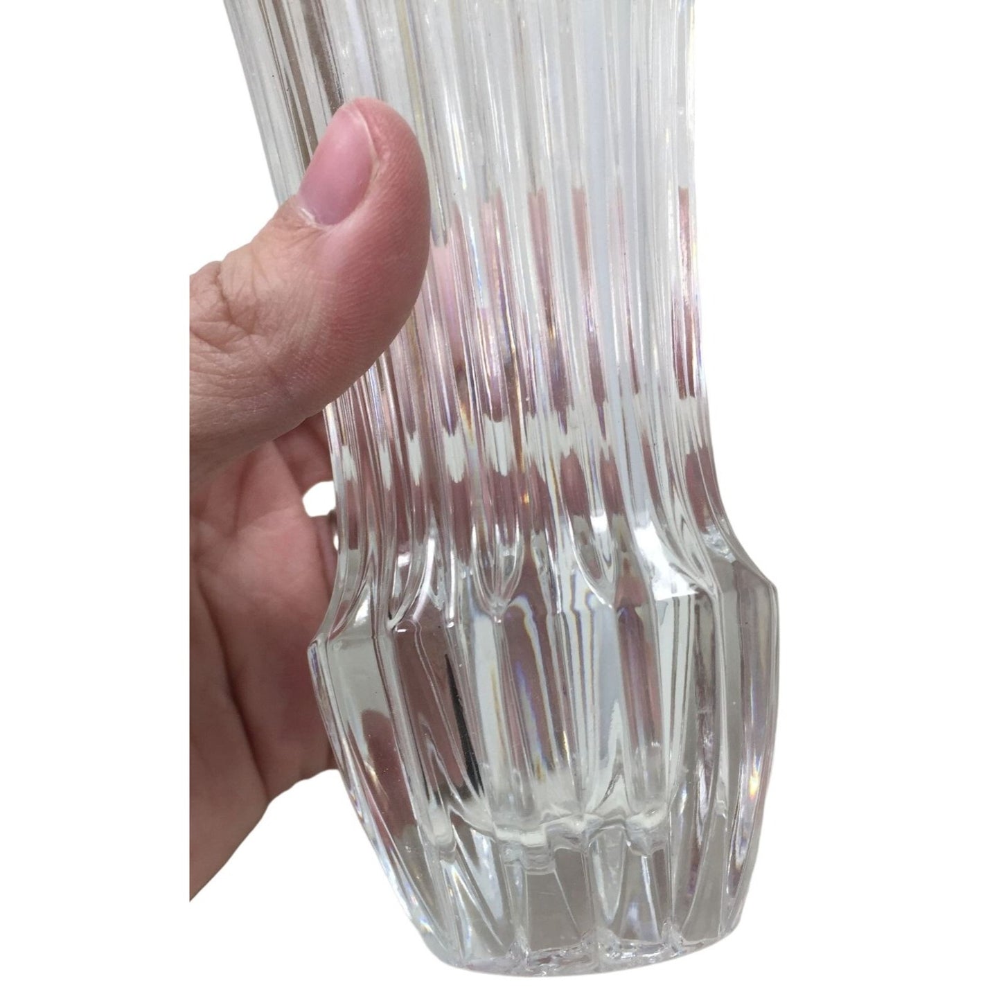 5" Burst Design Bud Vase Flaring wider Mouth