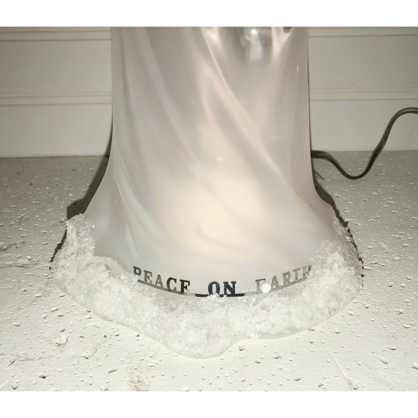 NOEL Peace on Earth JC Penney Home Collection Fiber Optic Angel