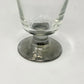 GOBLET, STEM GLASS,Dessert Cup  with LUSTER METALLIC SILVER FOOT - Unbranded  A+ Stuff Glass