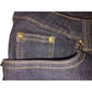 Boom Boom Jeans Womens size 11 Dark denim with Leopard print beads and gold accents - Vintage Blue Jeans Boom Boom Jeans  A+ Stuff