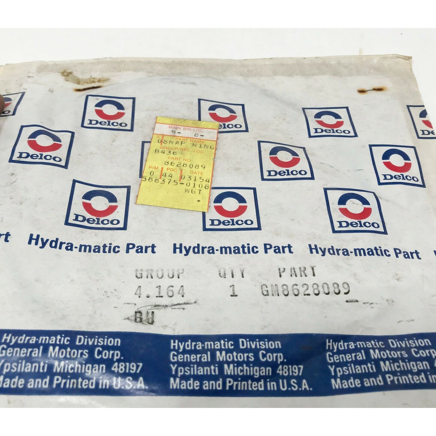 GENUINE GM 8628089 SNAP RING General Motors OEM PART NOS '82-'90