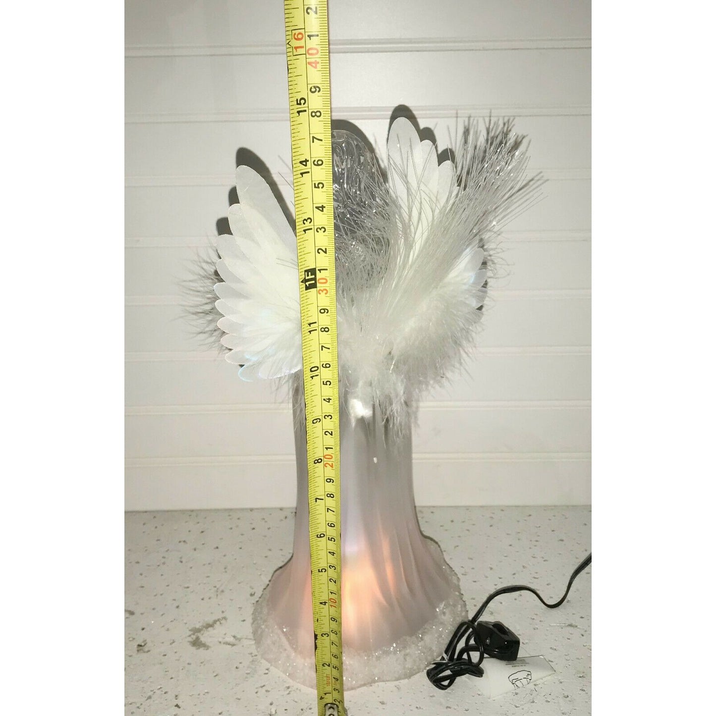 NOEL Peace on Earth JC Penney Home Collection Fiber Optic Angel