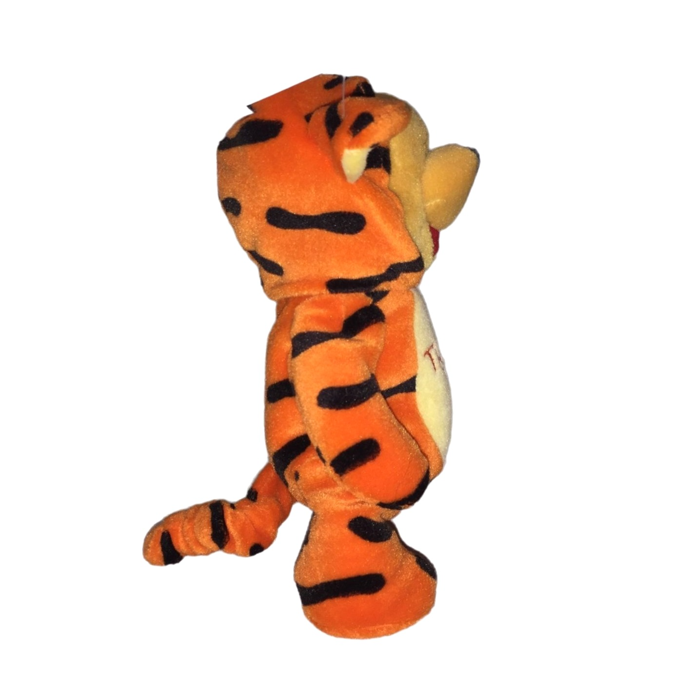 Pooh as Tigger 8" - 1999 - The Disney Store WInnie the Pooh Beanie Toy