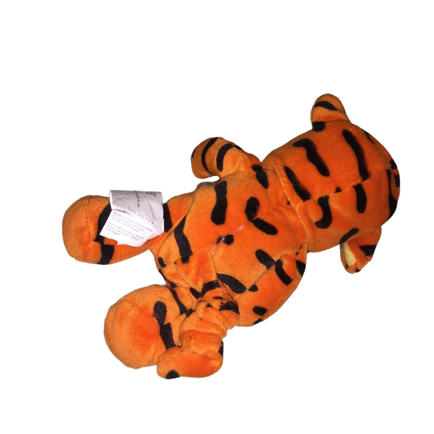 Pooh as Tigger 8" - 1999 - The Disney Store WInnie the Pooh Beanie Toy