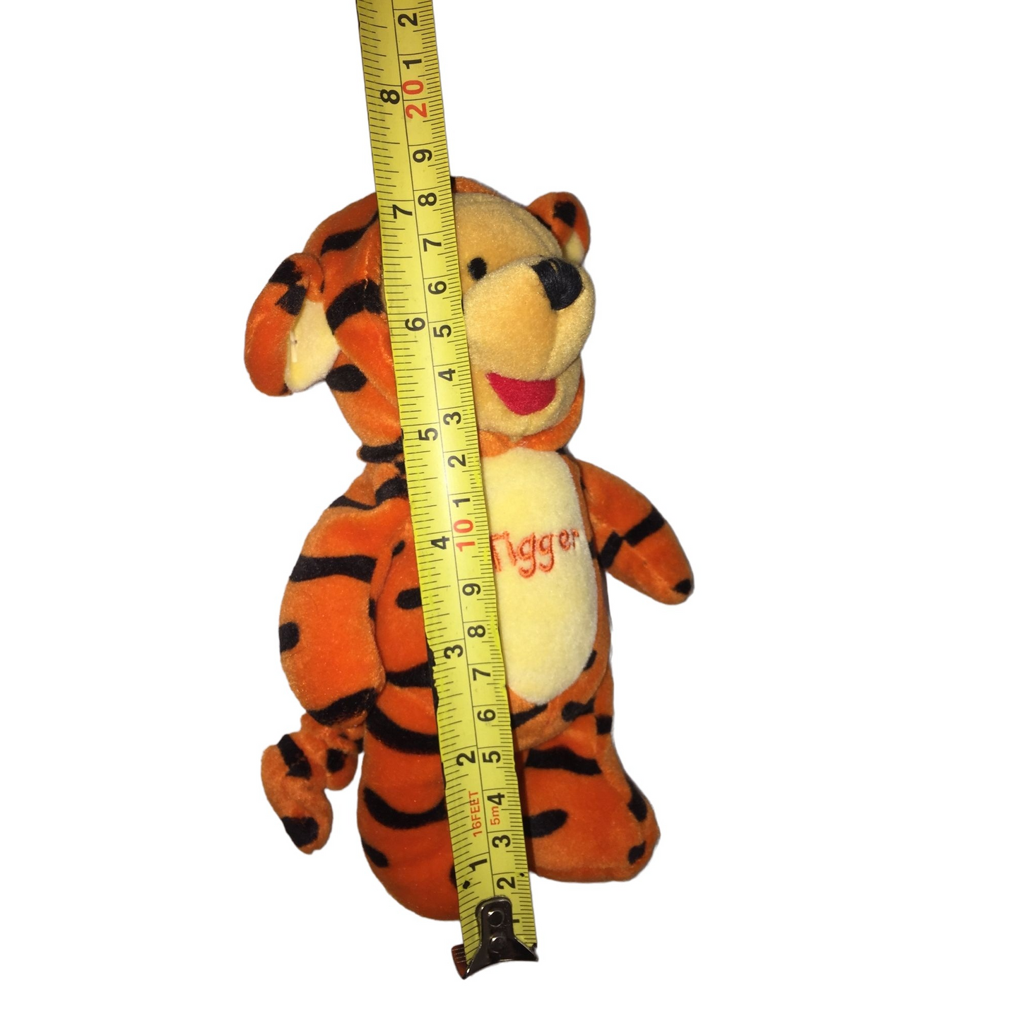 Pooh as Tigger 8" - 1999 - The Disney Store WInnie the Pooh Beanie Toy