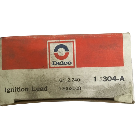 Genuine Delco  NOS GM vintage Auto  Part no 12002168 Ignition Lead - in box - GR 2.240 - Discontinued General Motors OEM Part