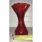 Pretty ART GLASS Handmade Red Glass Vase - white specks in bottom blending to red - approx 6.5 inches tall - Pretty petite bud vase A+ Stuff  A+ Stuff Vases