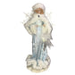 Beautiful Holiday Woman / Angel Decor - Blue and white Ice Angel Christmas Decor Faux Fur Edging A+ Stuff  A+ Stuff