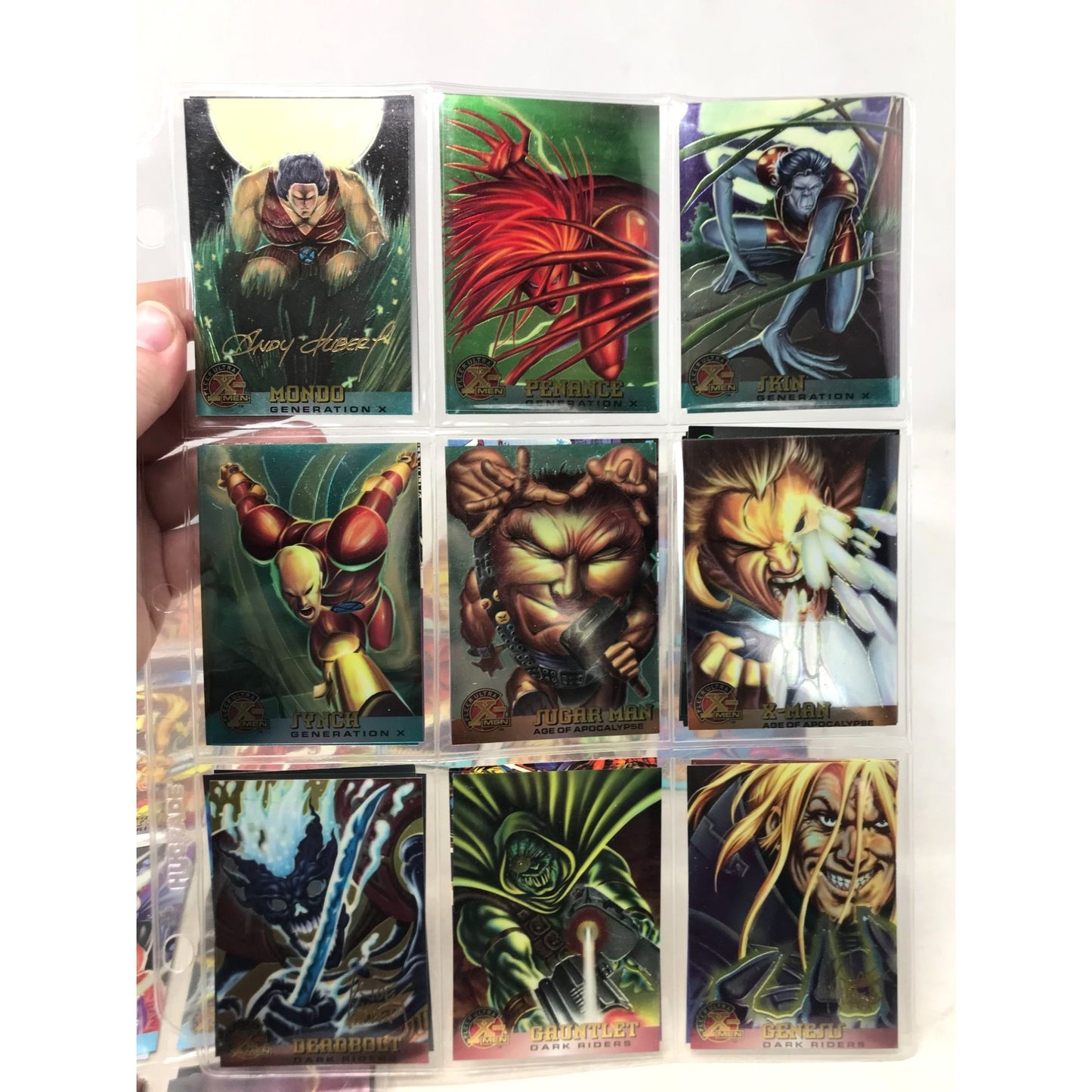 Fleer - ULTRA X-Men Trading Cards (1995) - 70+ Cards and Insert -