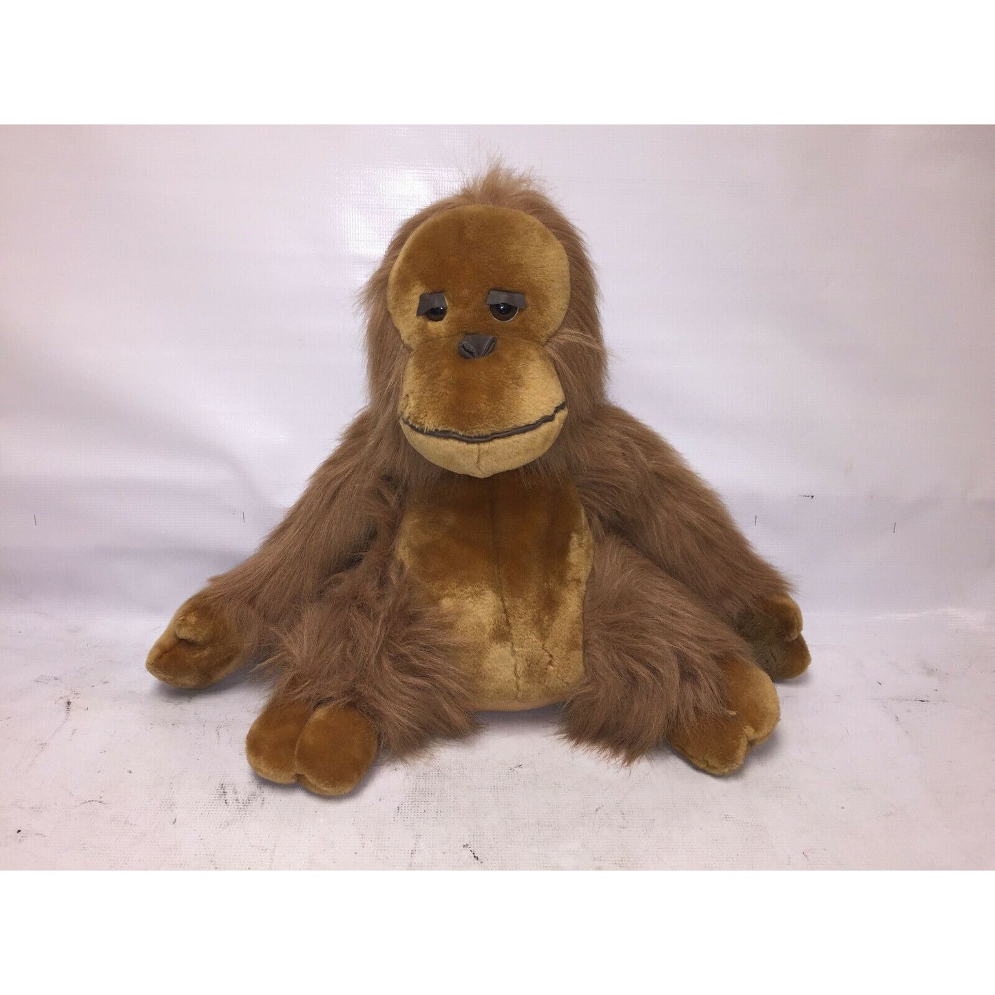 Plush Orangutan Monkey - Classic Toy Company - Long hair / Leather