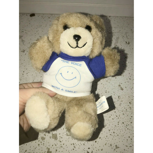 Vintage TRUDY Benjamin Bear Plush w 'THE VOICE w A SMILE" T Shrit