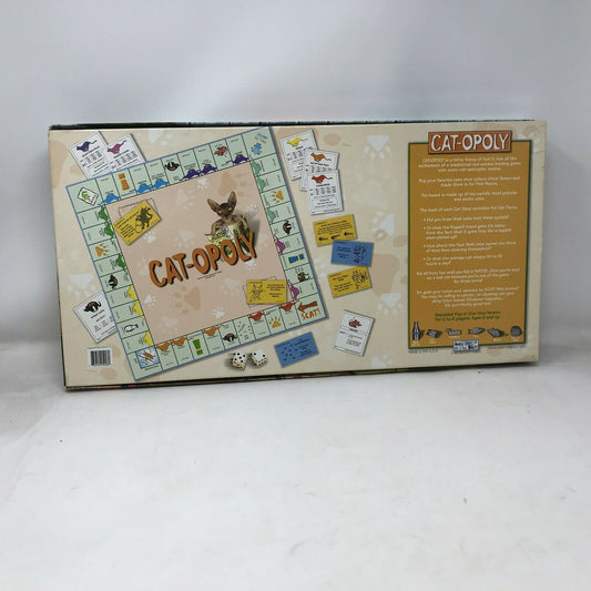 CAT-OPOLOY CATOPOLY  FELINE FRENZY Cat Lover Game Appears Complete