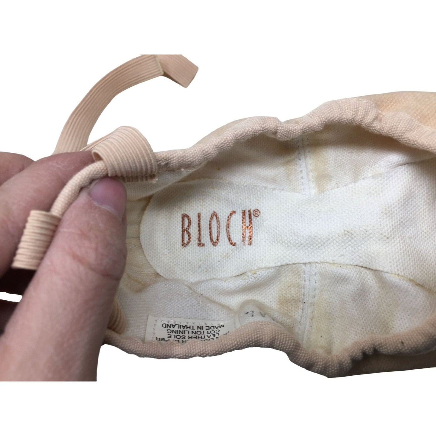 BLOCH Pump BL277L Pink Canvas Ballet Slipper 025A