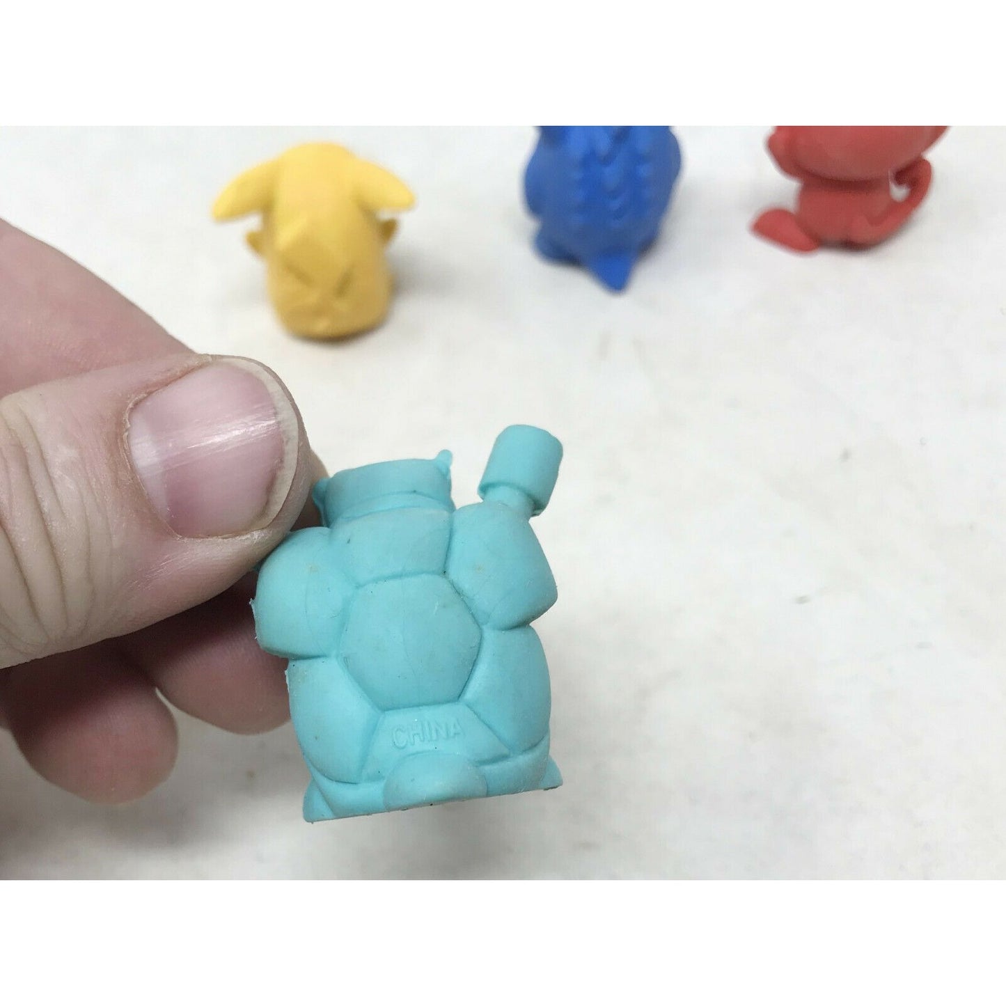 Vintage POKEMON Characters Set of 4 PIKACHU Meowth Blastoise