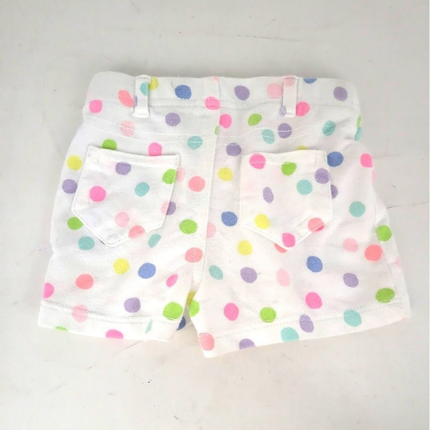 Baby Polka Dot Shorts 3-6M