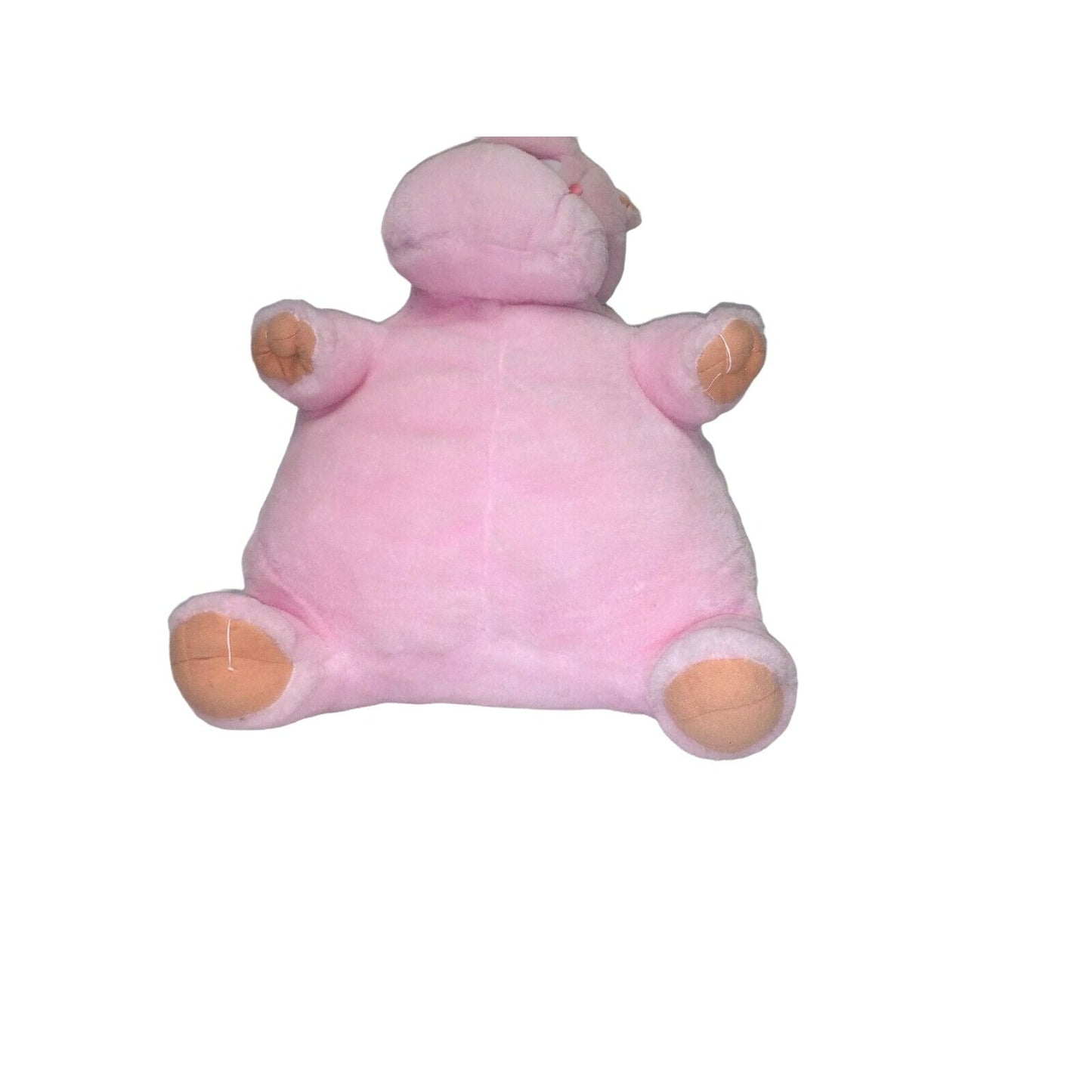 13" Pink Hippo SoftPlush - Wide Hippopotomus w funny eyes - toy