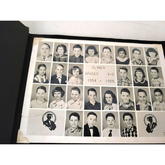 Photo Album from Clymer School - Class Photos for one class 1951-1963 (Clymer New York, I believe) - Class photos and senior photos -penpals