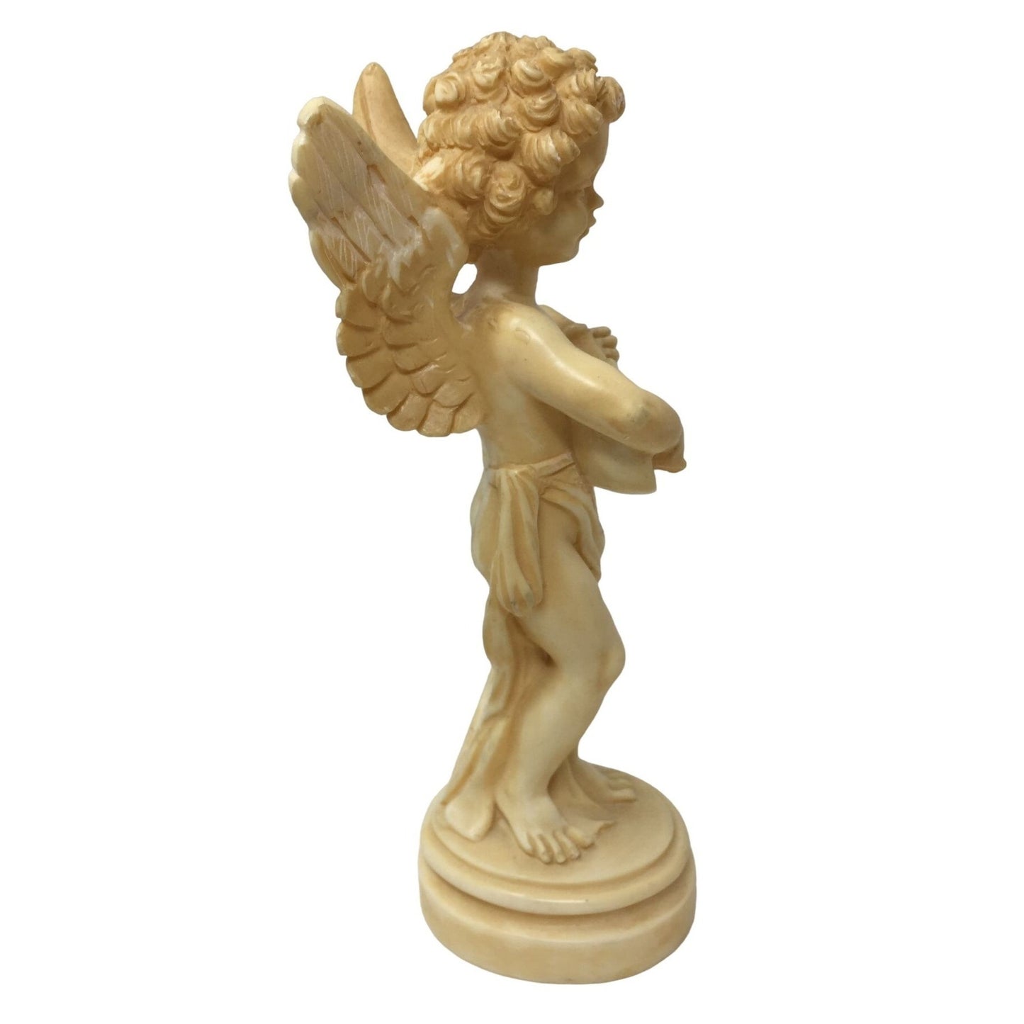 Vintage Angel with Lute Figurine- made in Italy