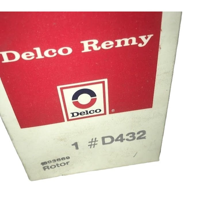 GENUINE GM / NOS Delco Remy Rotor D432 / 1893669 - 1975-83 GM 4 Cylinder Engines Parts Chevy - Vintage General Motors OEM Replacement Auto P