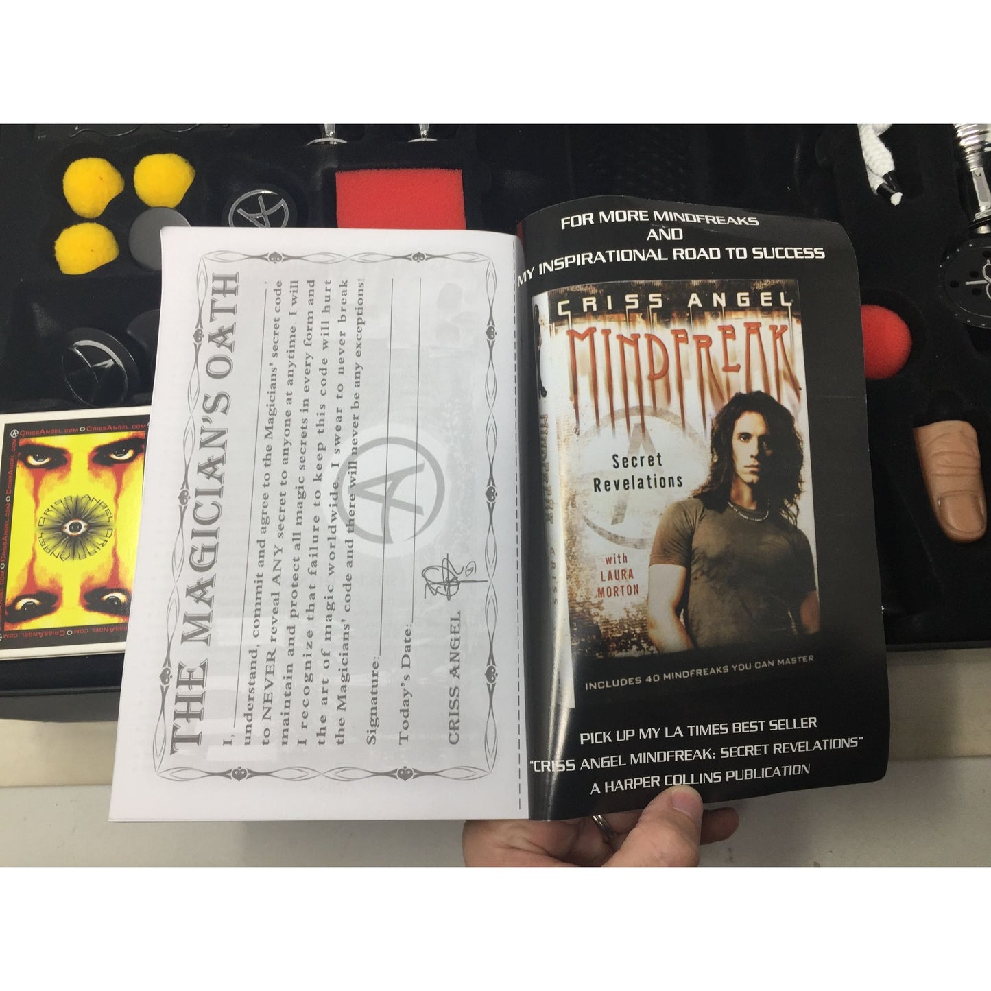 Criss Angel Mindfreak Ultimate Magic Kit with Instructional DVDs