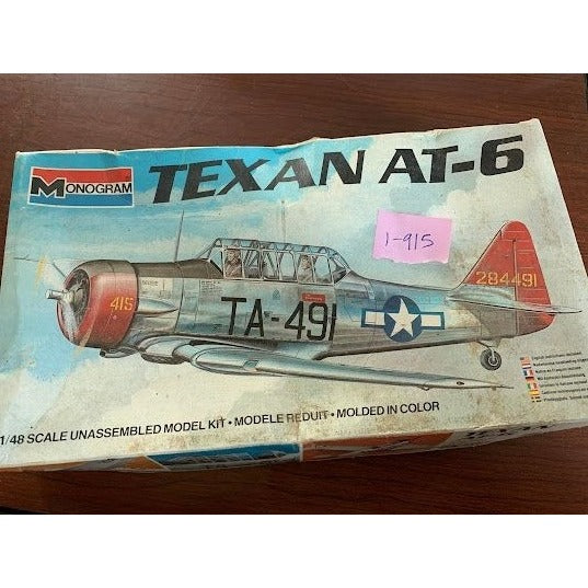 Texan AT 6 model - Mostly together - as shown - see photos for best depiction