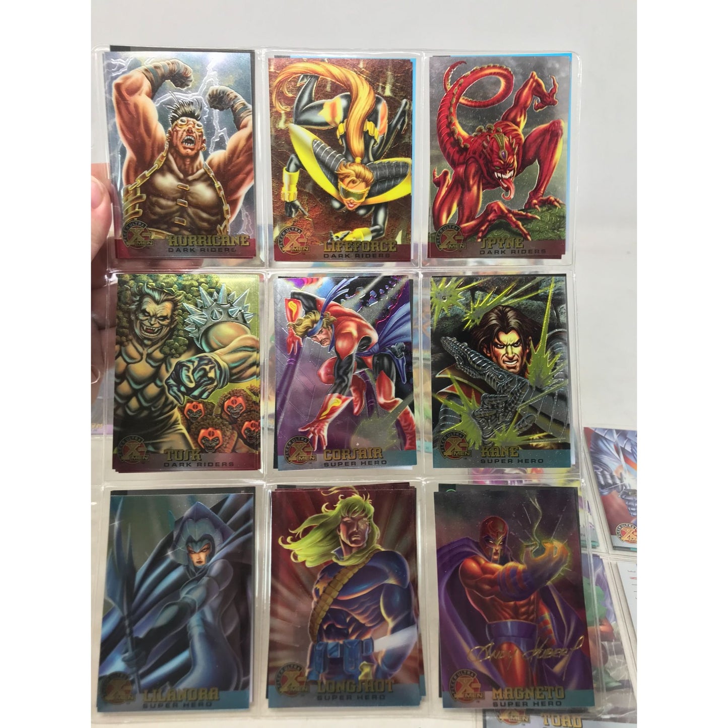 Fleer - ULTRA X-Men Trading Cards (1995) - 70+ Cards and Insert -