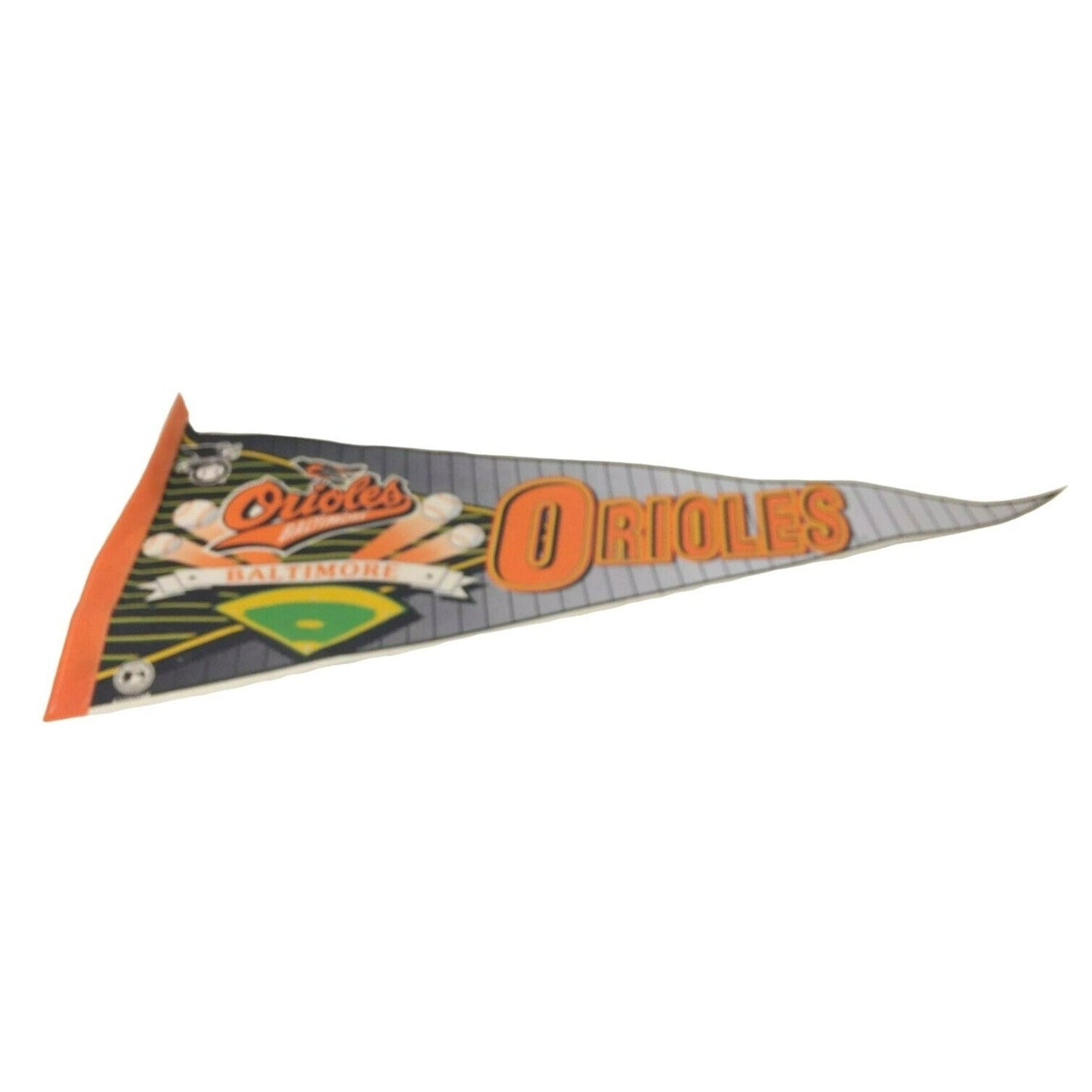 Vintage BALTIMORE ORIOLES Baseball Pennant MLB Souvenir