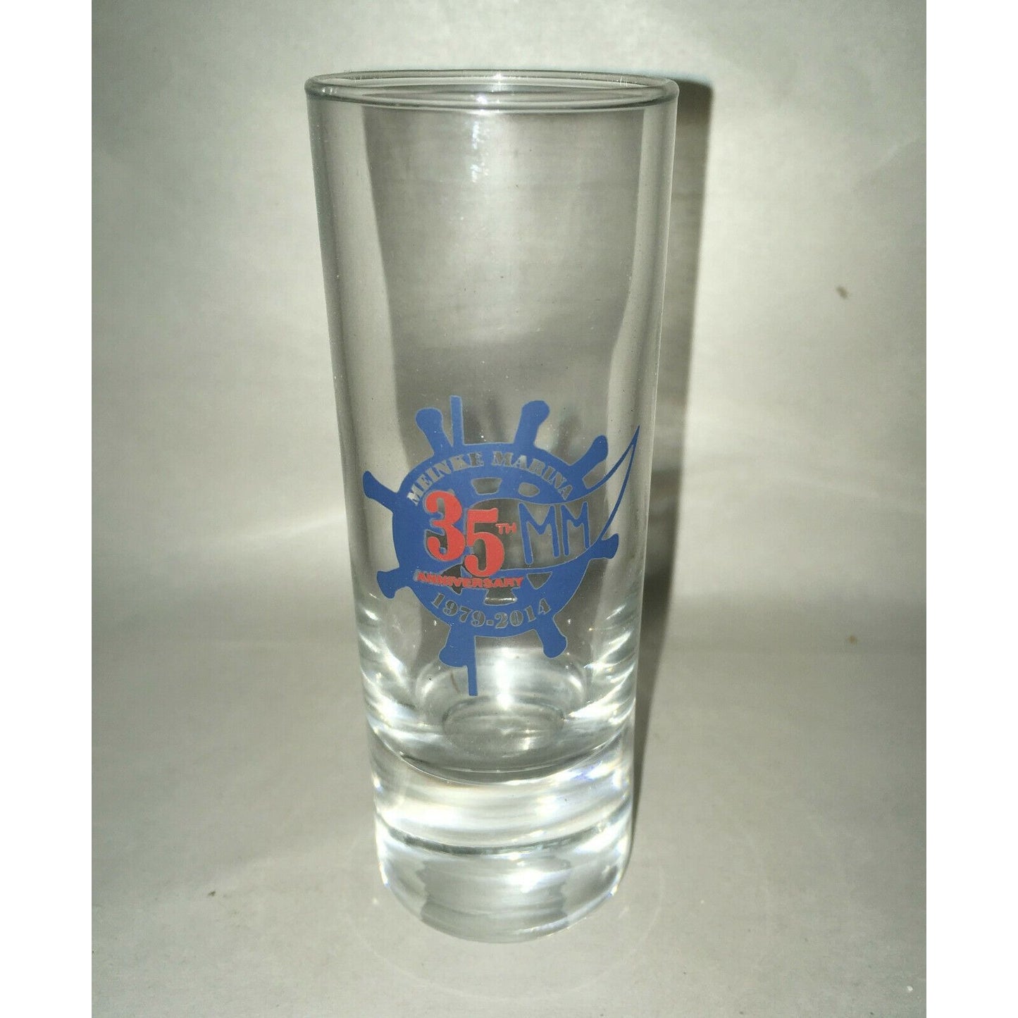 MEINKE MARINA Anniversary Glass & Shot Glass Set CURTICE OHIO