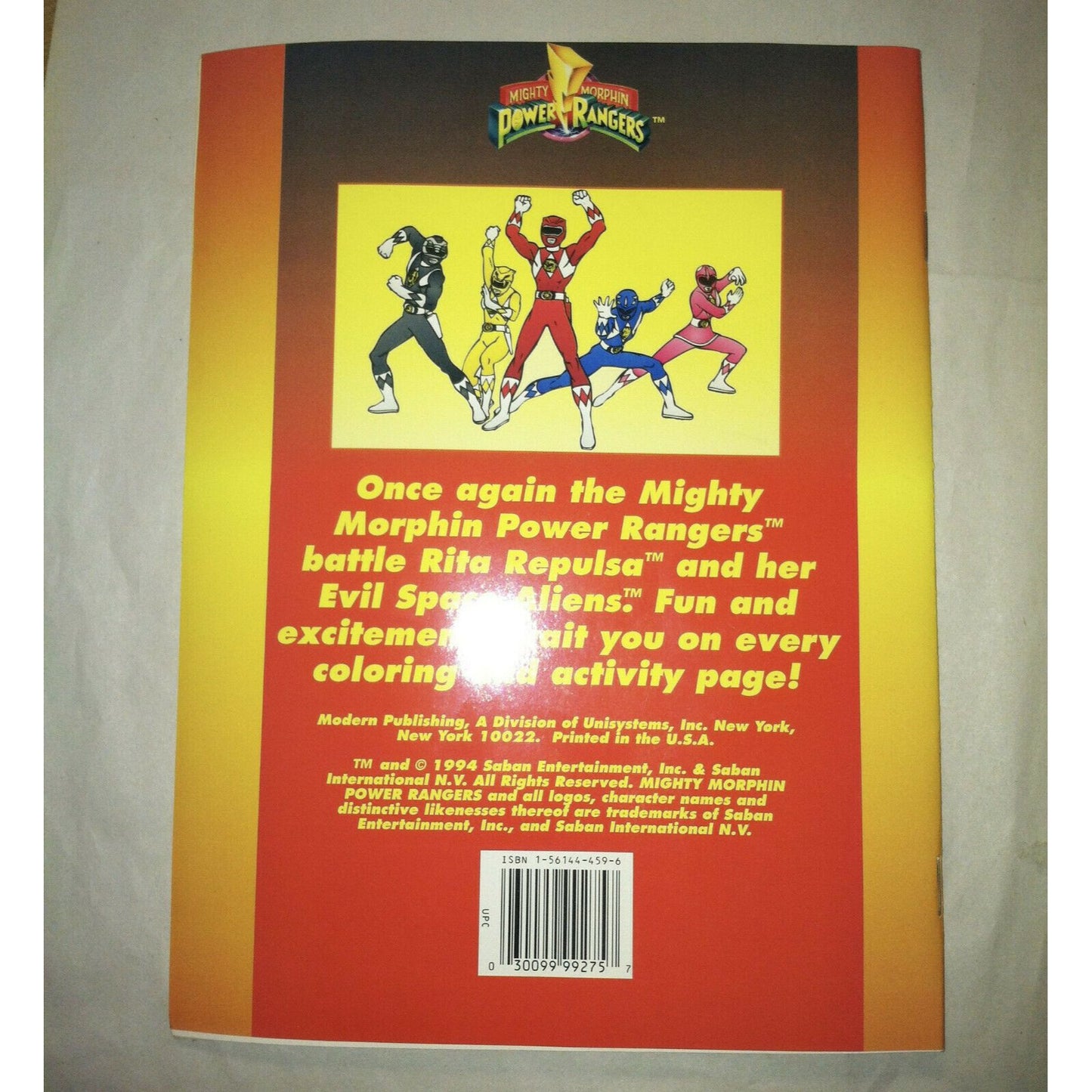 MIGHTY Morphin POWER RANGERS Coloring And Activity Book 2 Book Set